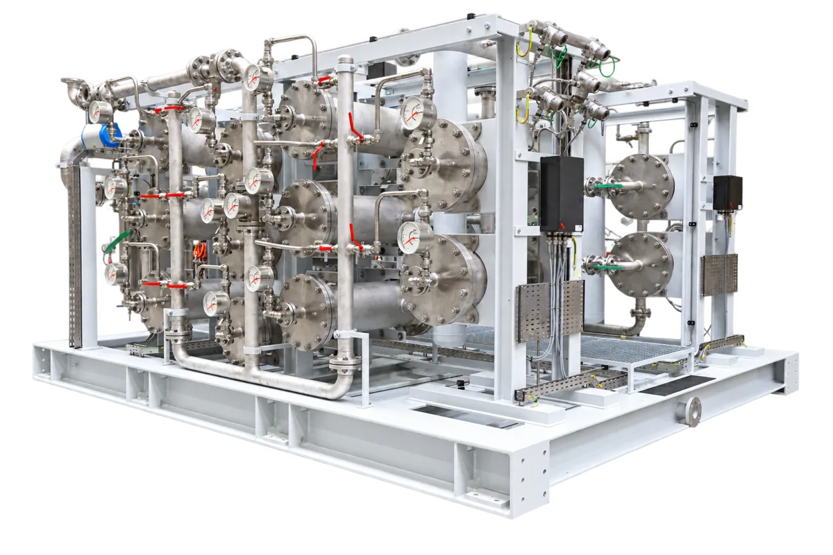 Sistema de remoção de CO₂ por membranas COt(w)oGO