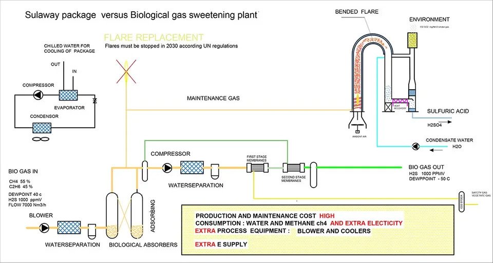 Advantages of Sulaway plant Flow scheme